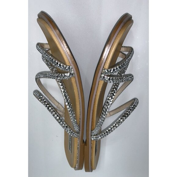 Steve Madden Women's Size 9 SPICE Rhinestone Blinging Sparkly Sandals -Worn Once - Picture 6 of 8